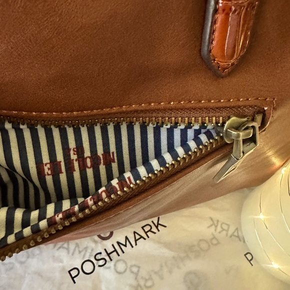 NICOLE LEE Studded Satchel. Authentic. - Picture 5 of 15